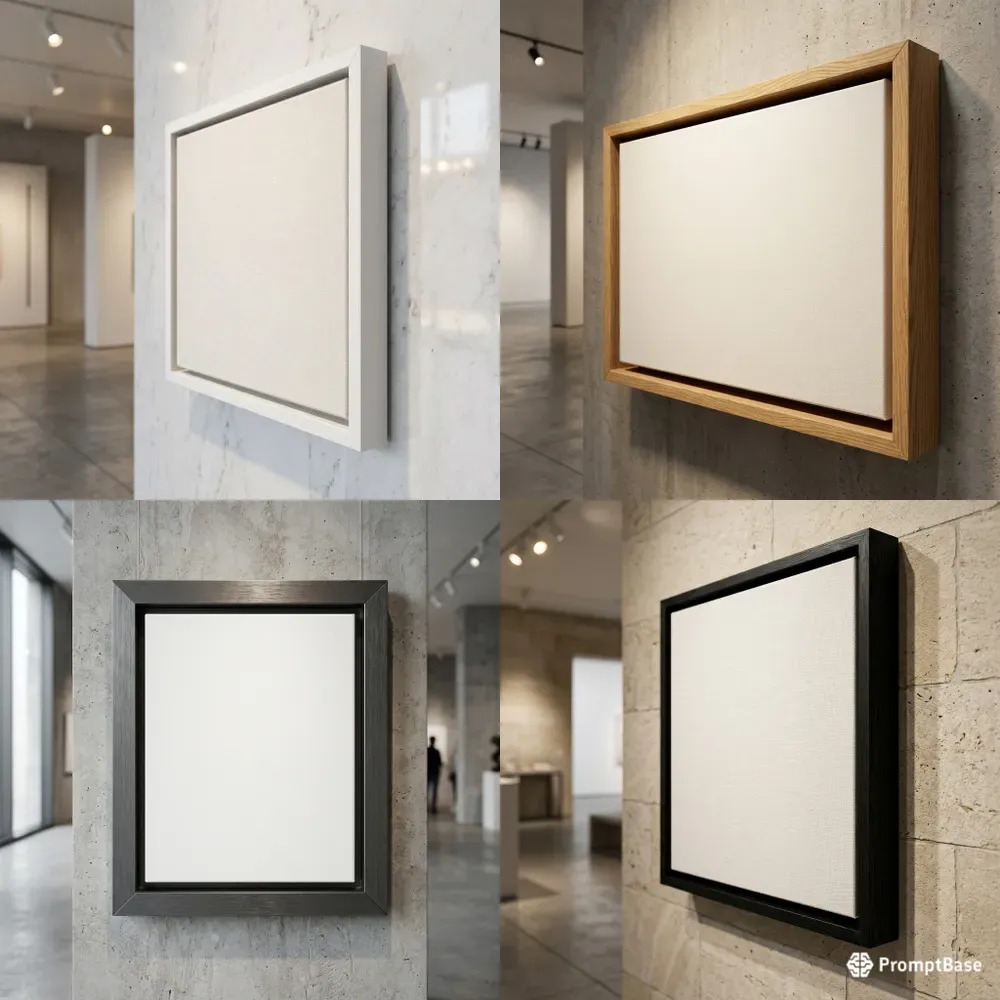Museum Canvas Frame Mockups