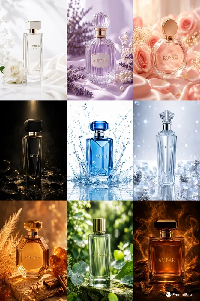 Cinematic Luxury Perfume Ads
