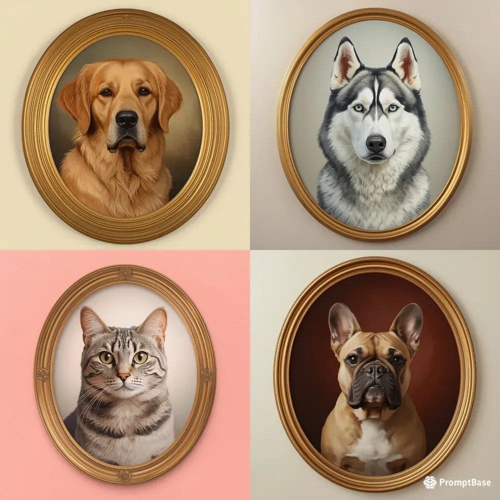 Custom Pet Portrait Generator