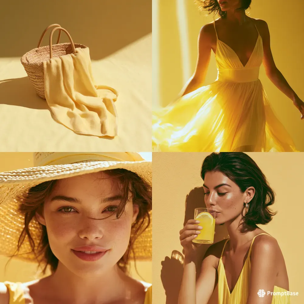 Pastel Yellow Summer Cinematic Lifestyles