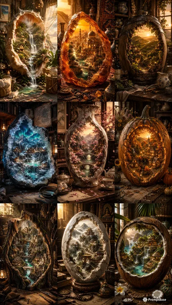 Hidden Realms In Miniature