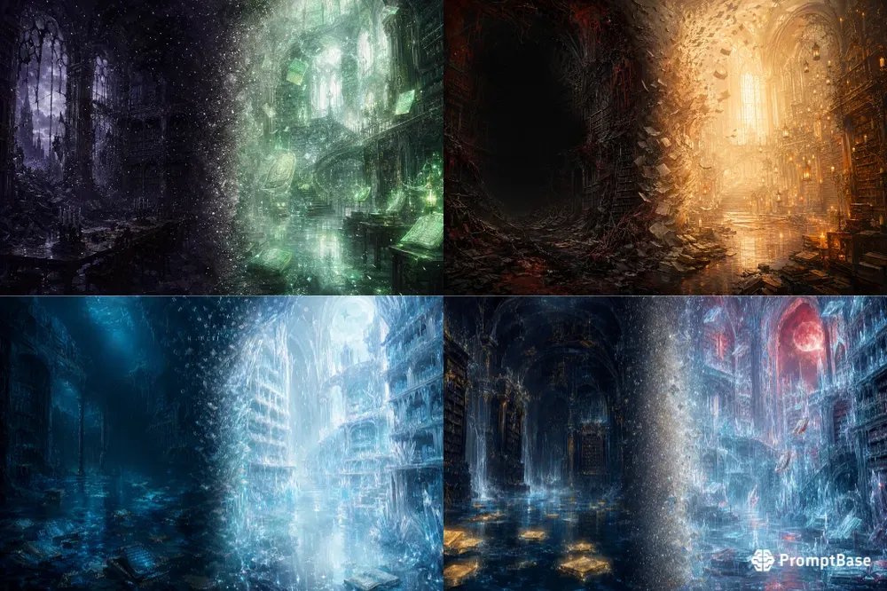 Romantasy Full Cover Wraps Dark Libraries