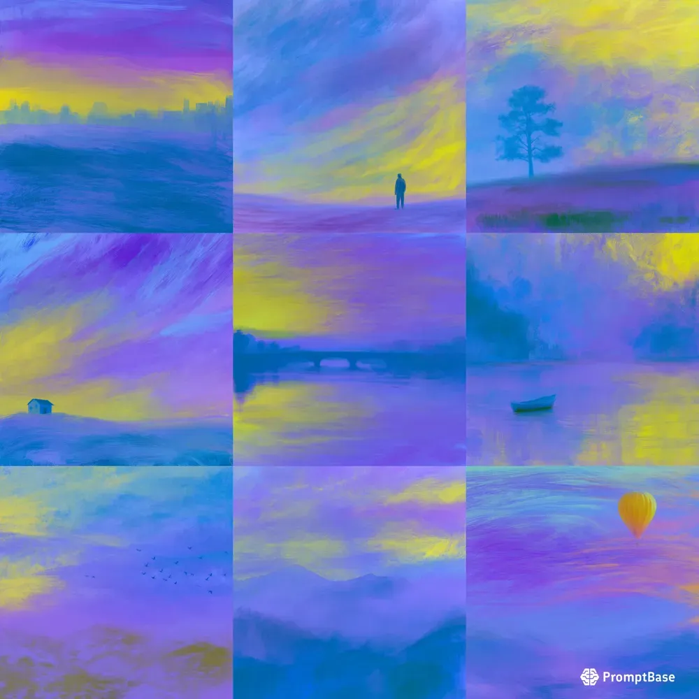 Dreamy Atmospheric Paintings