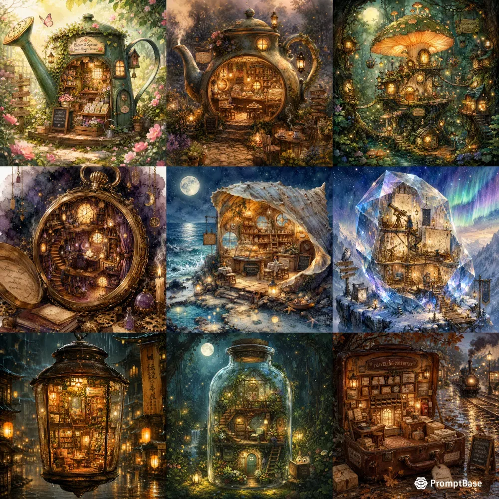 Cozy Miniature Fantasy Worlds