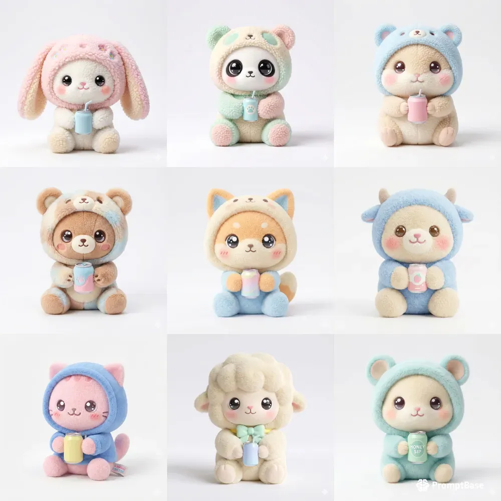 Ultra Cute Kawaii Plush Toy Characters