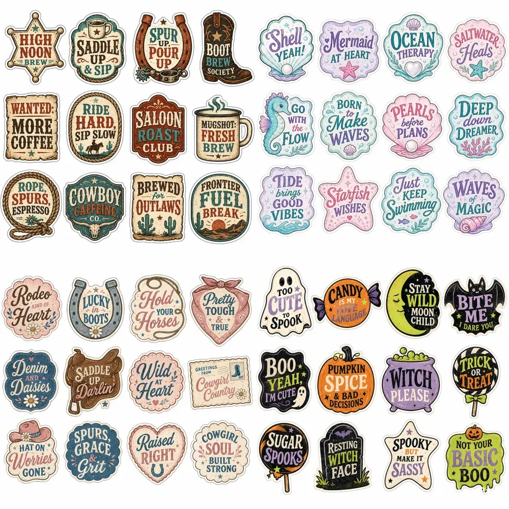 Quote Badge Sticker Packs