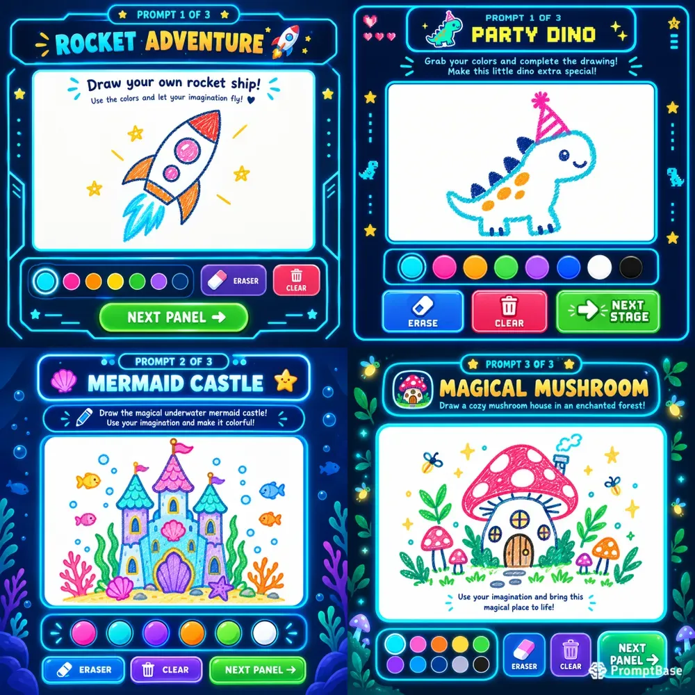 Interactive Doodle Games