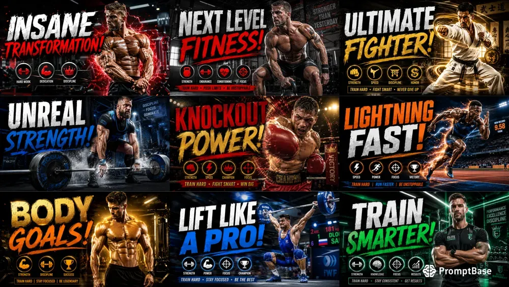 Fitness Thumbnail Creators