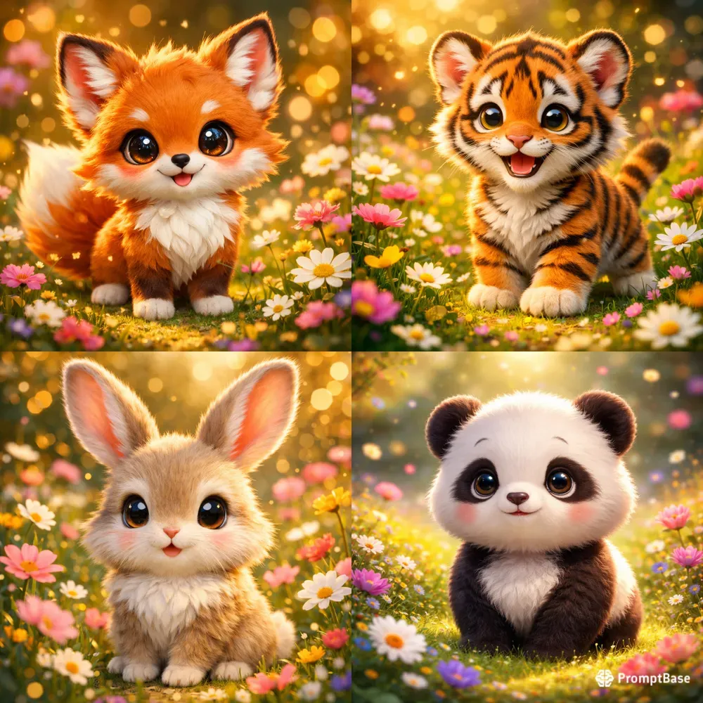 Cute Fantasy Animal Portraits