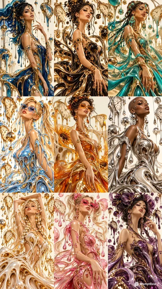 Melted Dreams Liquid Couture