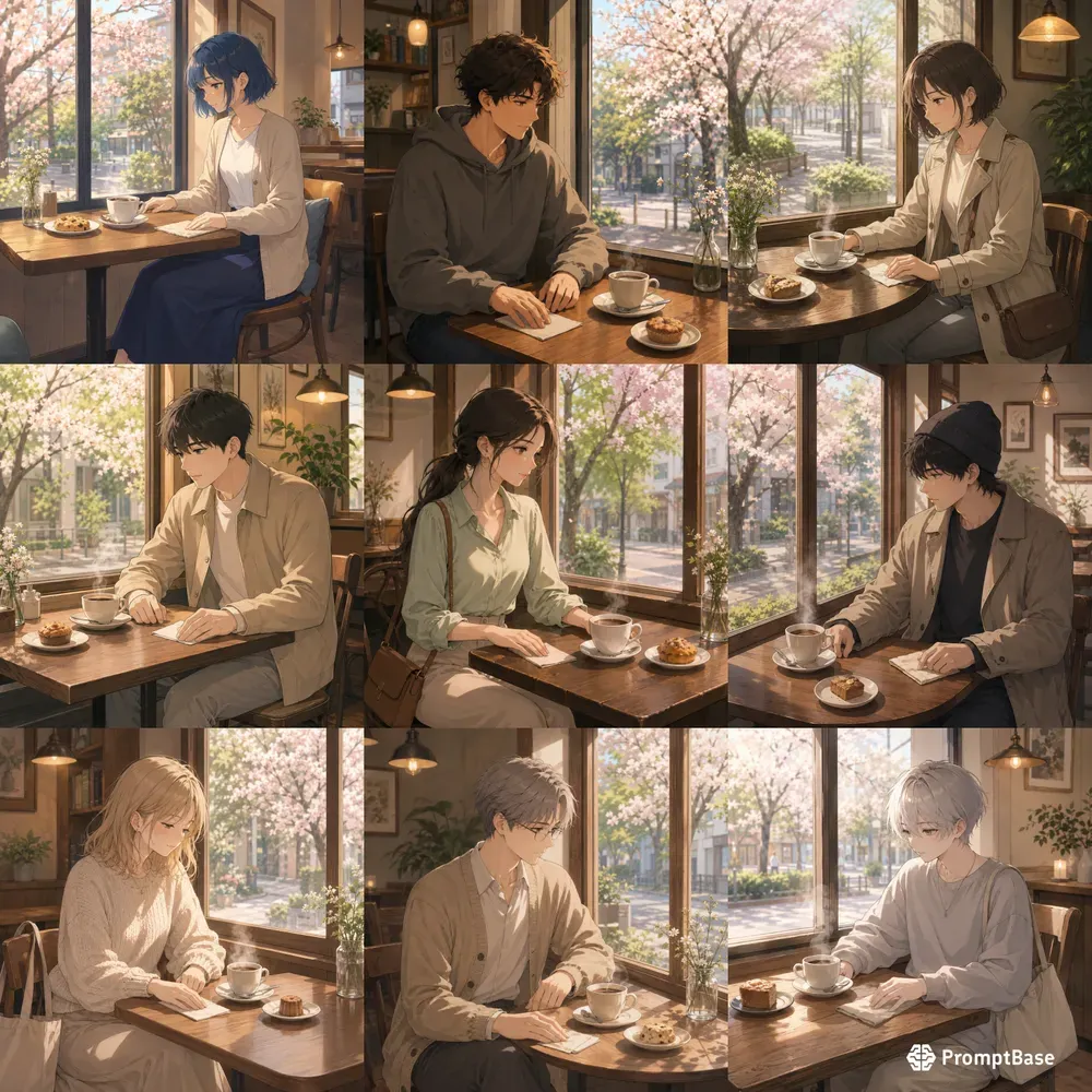 Soft Anime Cafe Breaks