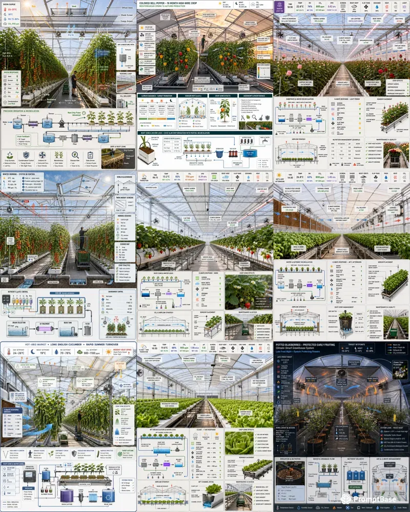Commercial Greenhouse Crop Climates