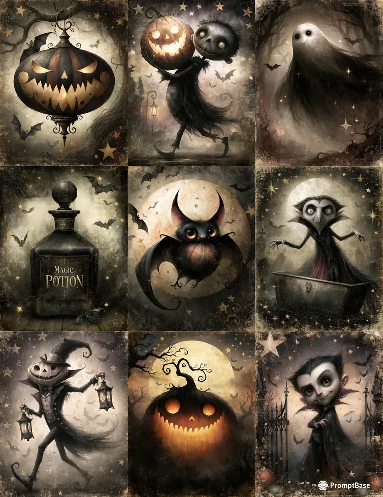 Dual Gold Magics In Halloween Horrors