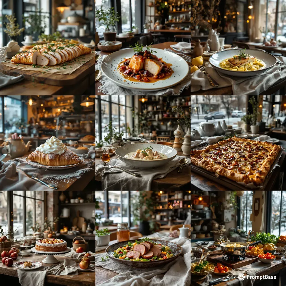 Cinematic Food Photography French Style