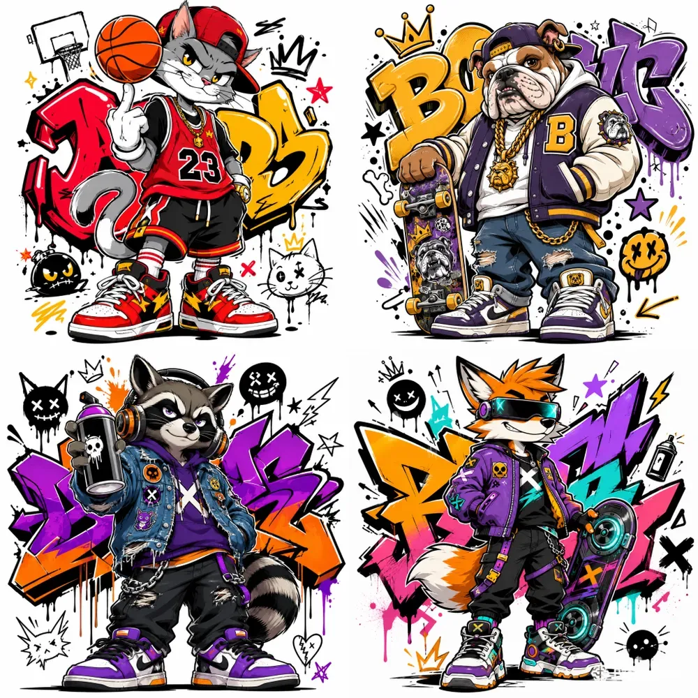 Urban Cartoon Icon Posters