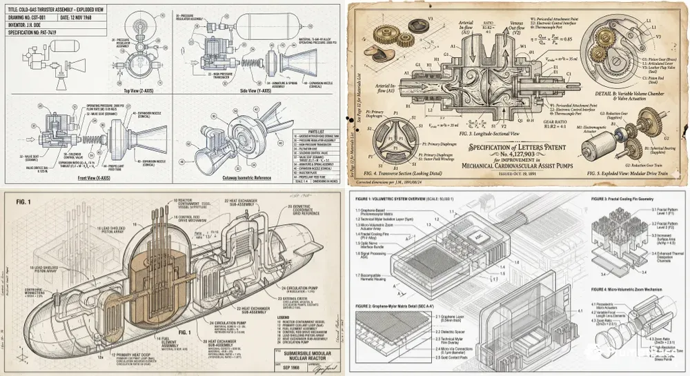 Deeptech Patent Schematic Engines