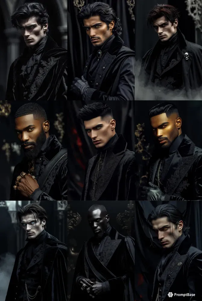 Velvet Noir Gentleman Portraits