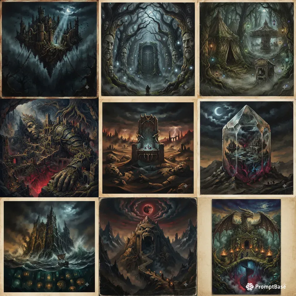 80s Dark Fantasy Art