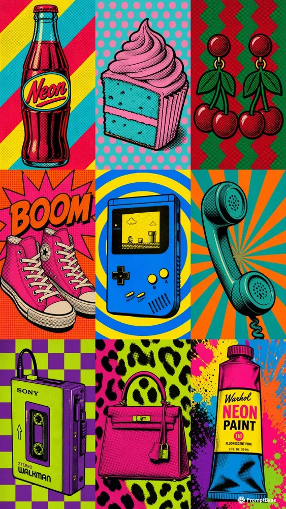 Retro Pop Art Screenprints