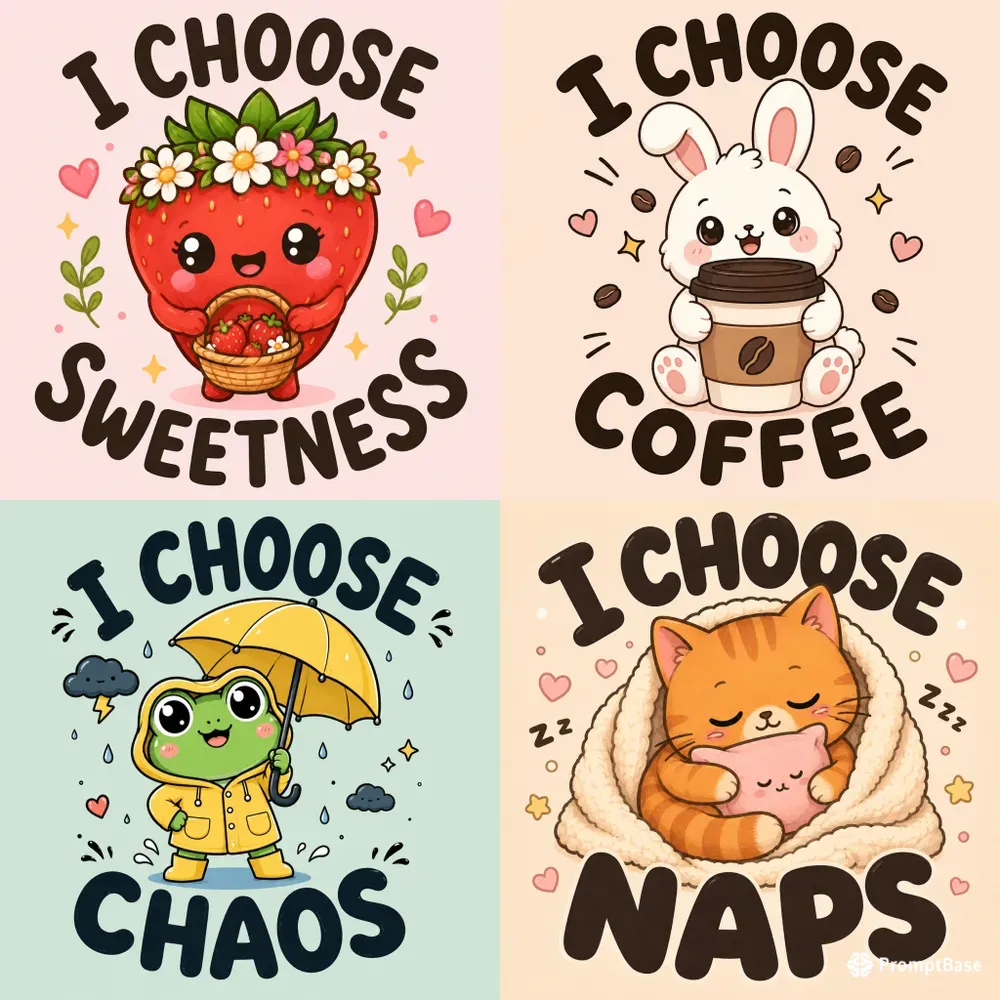 Cute Character Quote Art