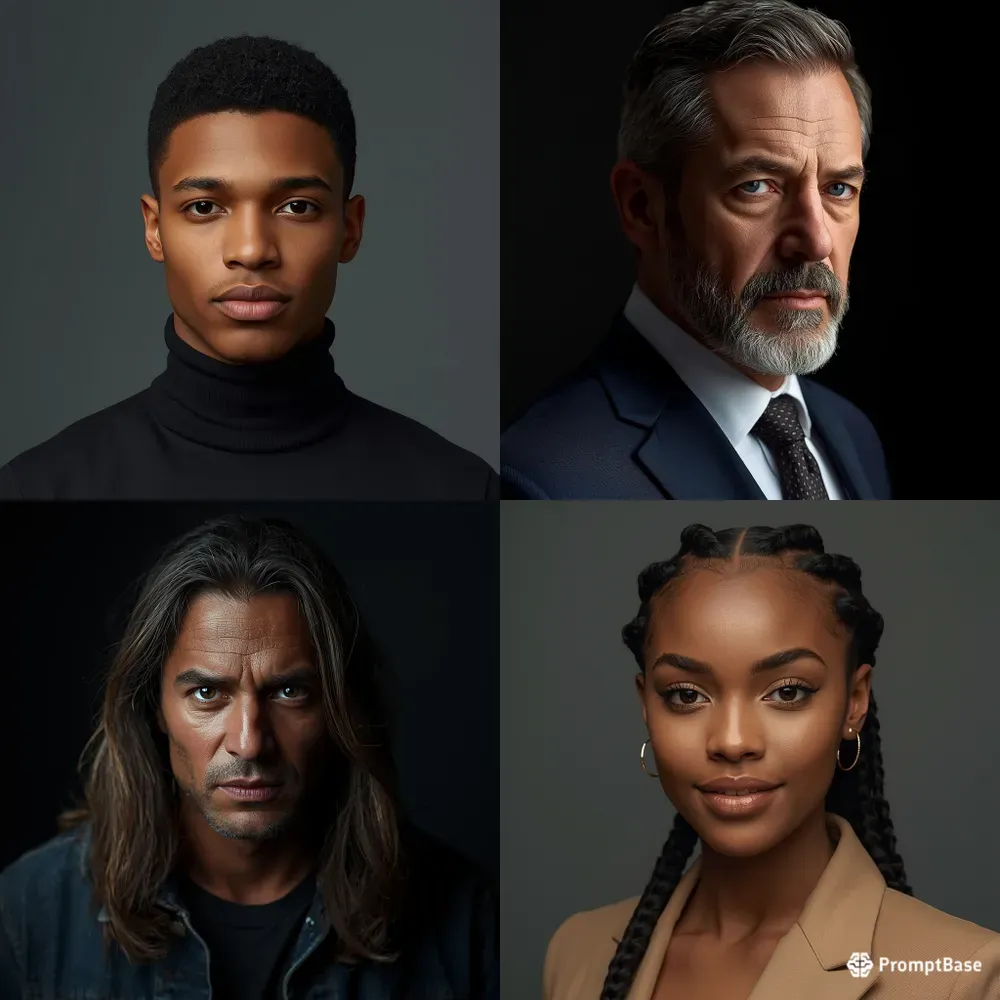 Realistic Studio Portraits