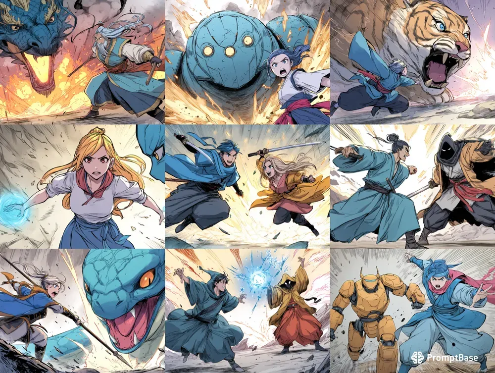 Anime Battle Scenes