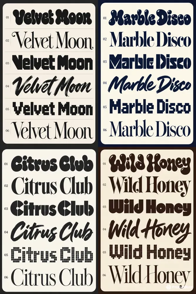 Font Style Specimen Generator
