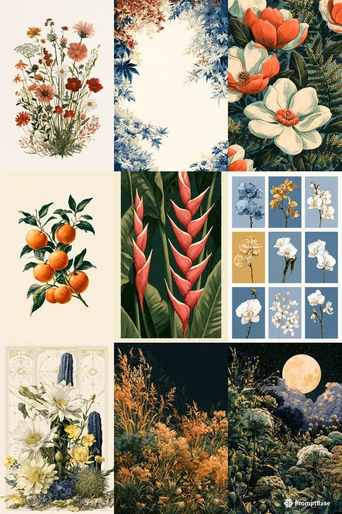 Botanical Wall Art Sets