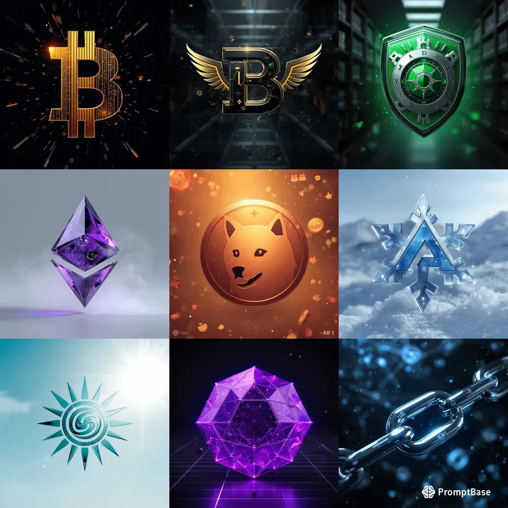 Cryptocurrency Symbol Concepts