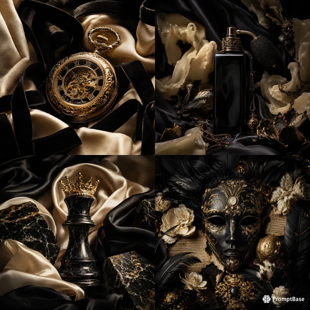 Dark Luxury Object Cocoons