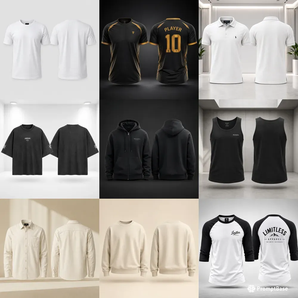 Premium Apparel Mockup Bundles