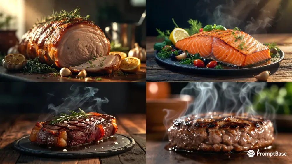 Ultrarealistic Cinematic Food Photography