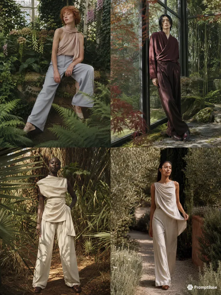 Lush Botanical Daylight Fashion Editorials