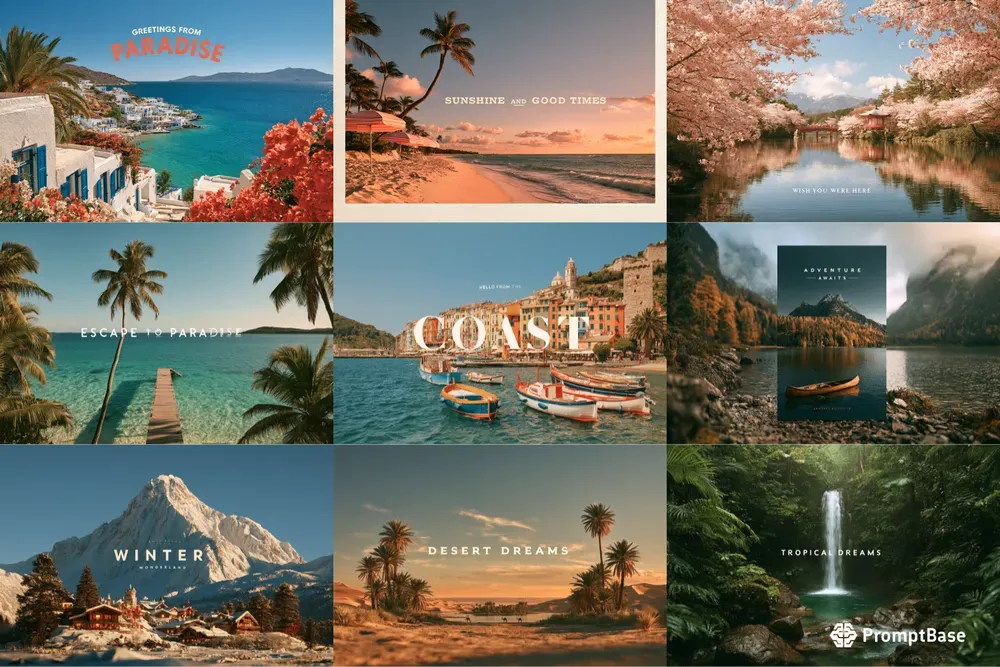 Picture Perfect Holiday Postcards