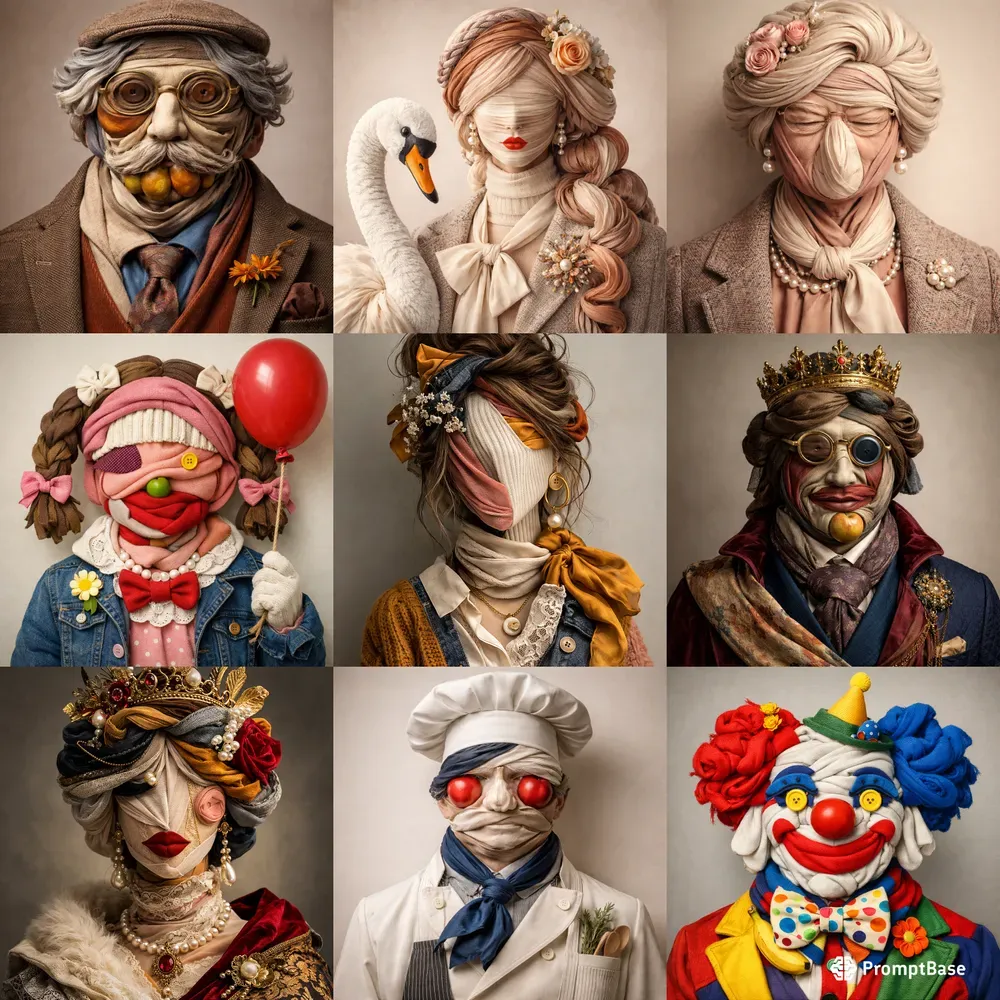 Creative Surreal Clothing Portraits