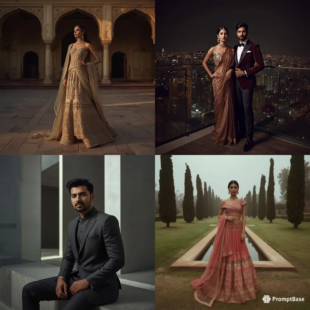 Modern Heritage Fusion Wedding Couture
