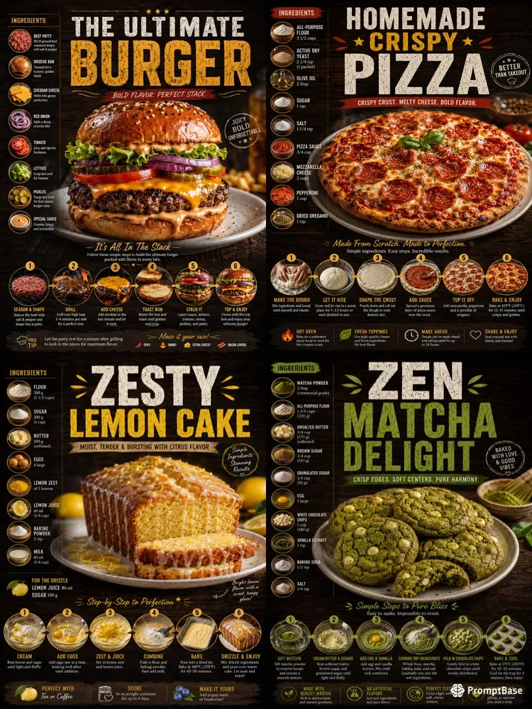 Professional Recipe Infographic Makers