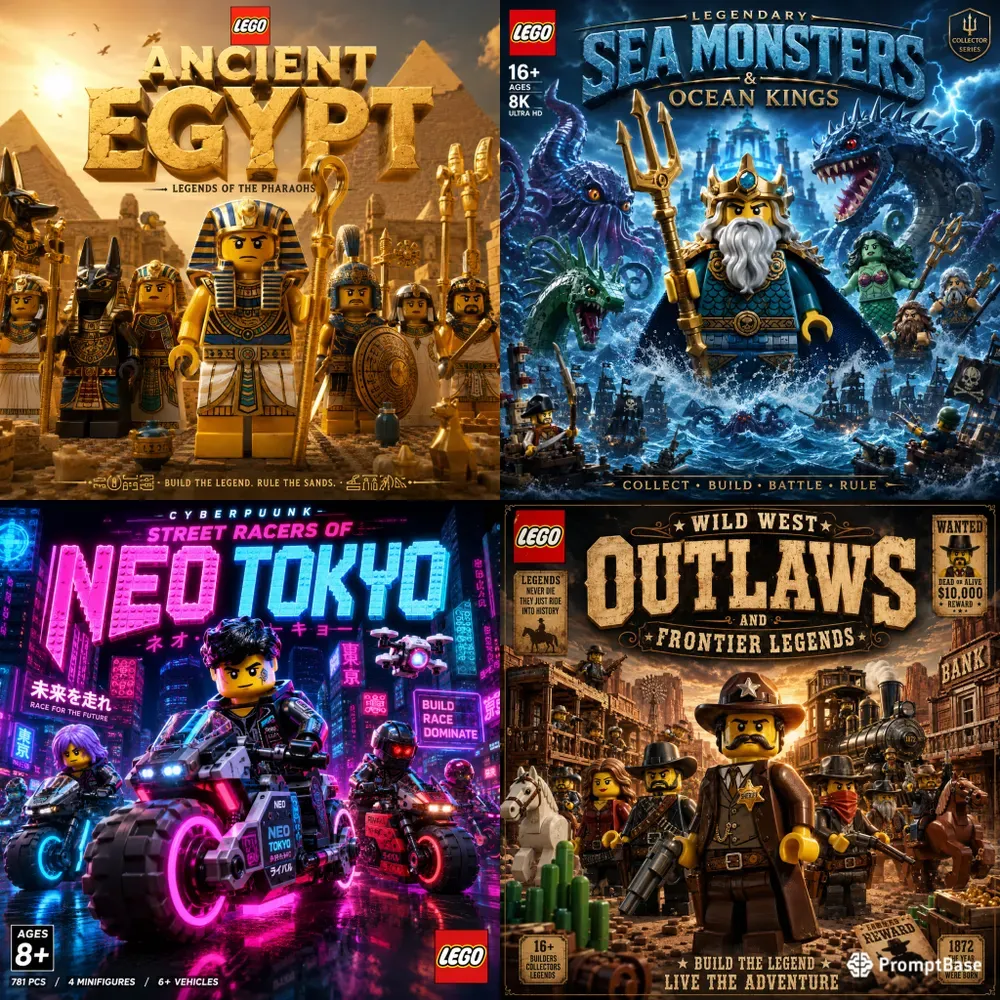 Brickverse Blockbuster Covers Virals