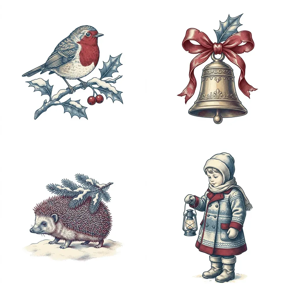 Vintage Winter Clipart