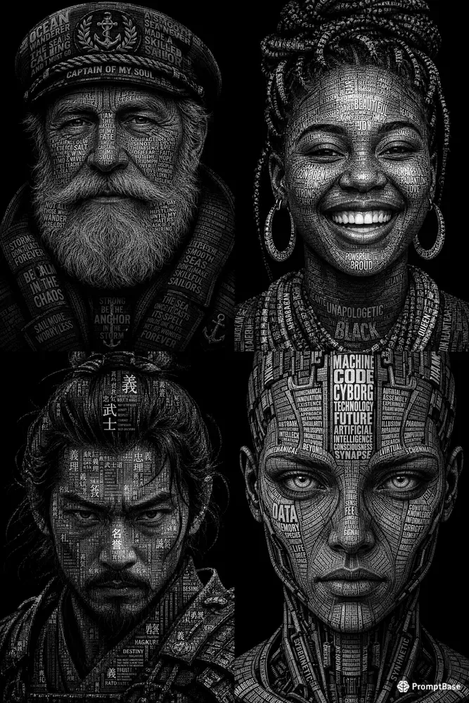 Typography Character Art