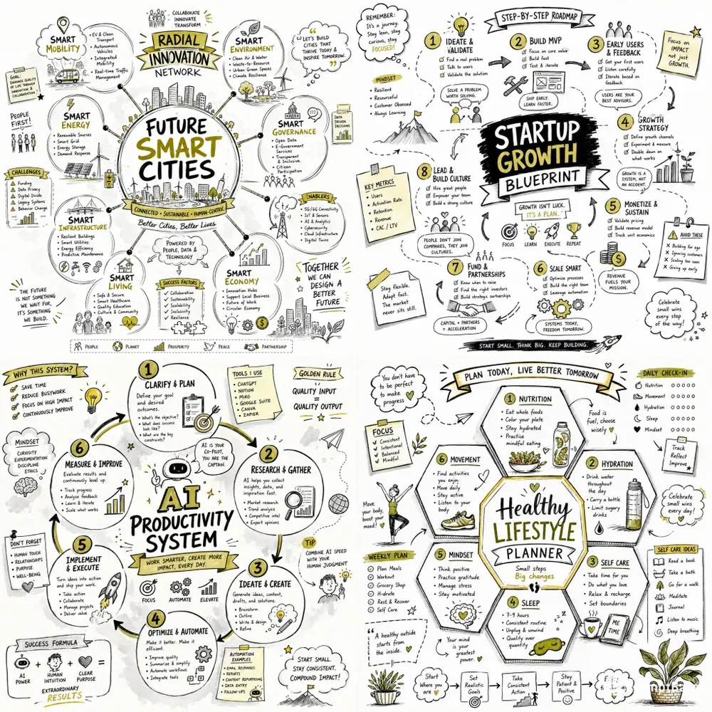 Sketchnote Mind Maps