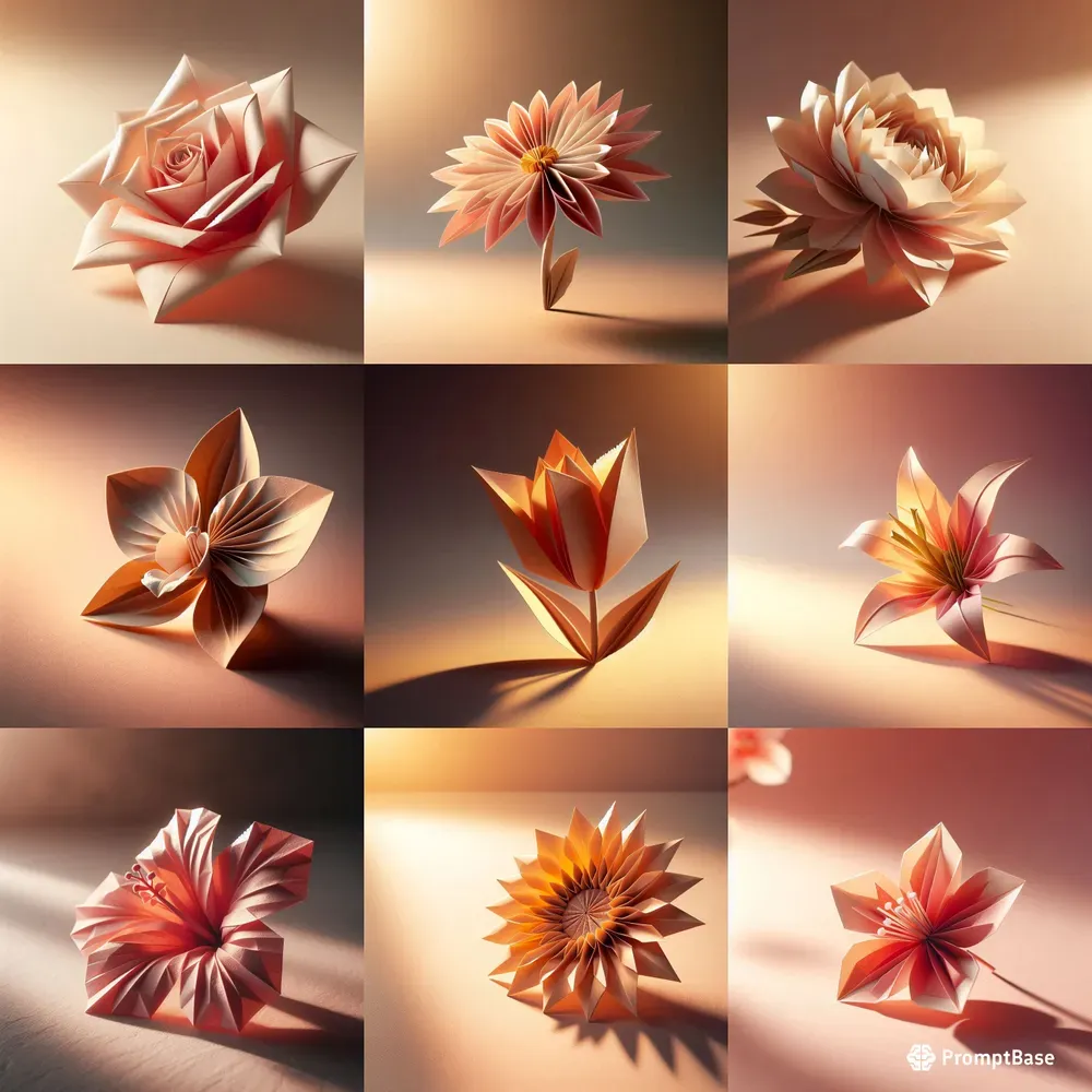 Elegant Origami Flowers