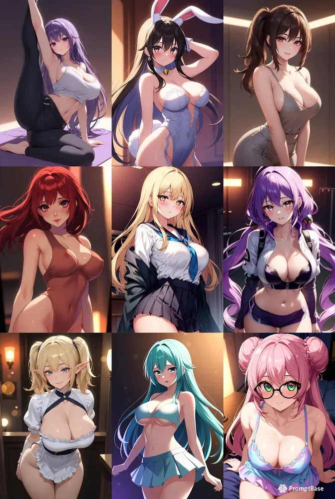 Beautiful Anime Girl Illustrations
