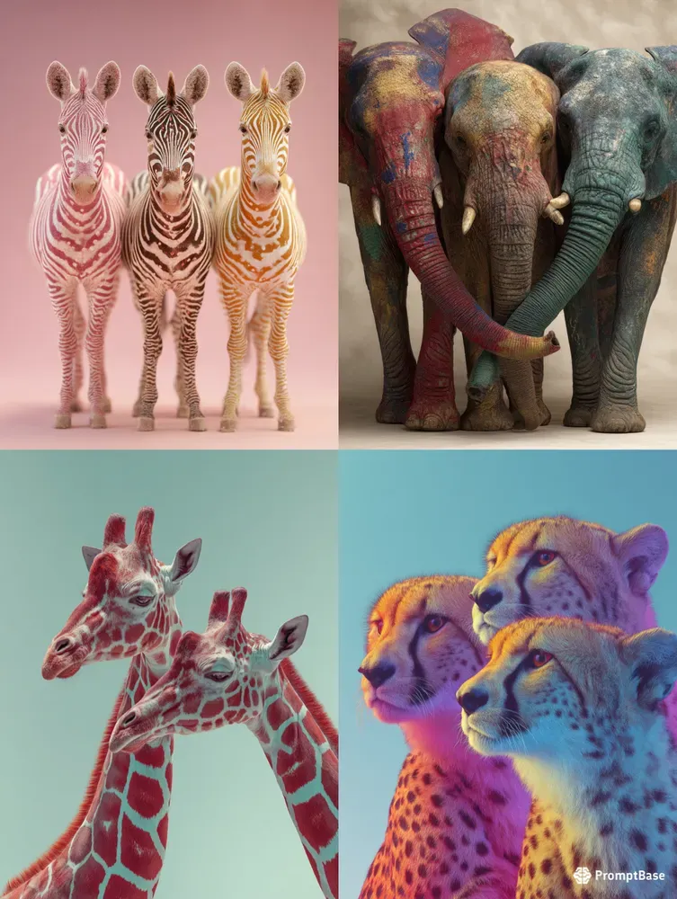 Vibrant African Wildlife Portraits