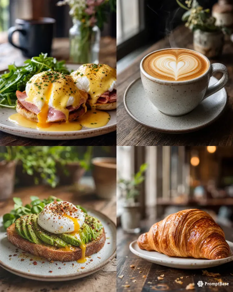 Aesthetic Highend Coffee Food Photos