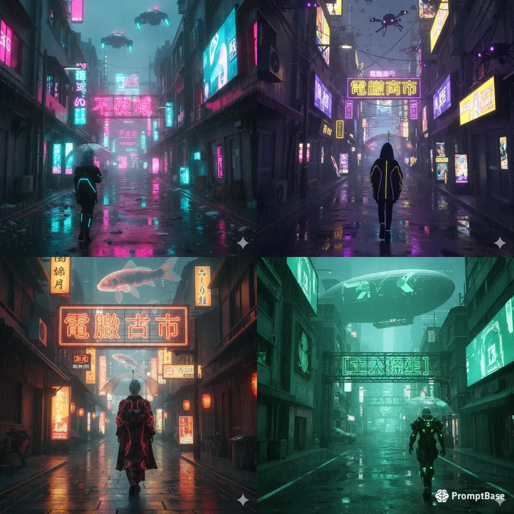 Cinematic Cyberpunk Japan Generator