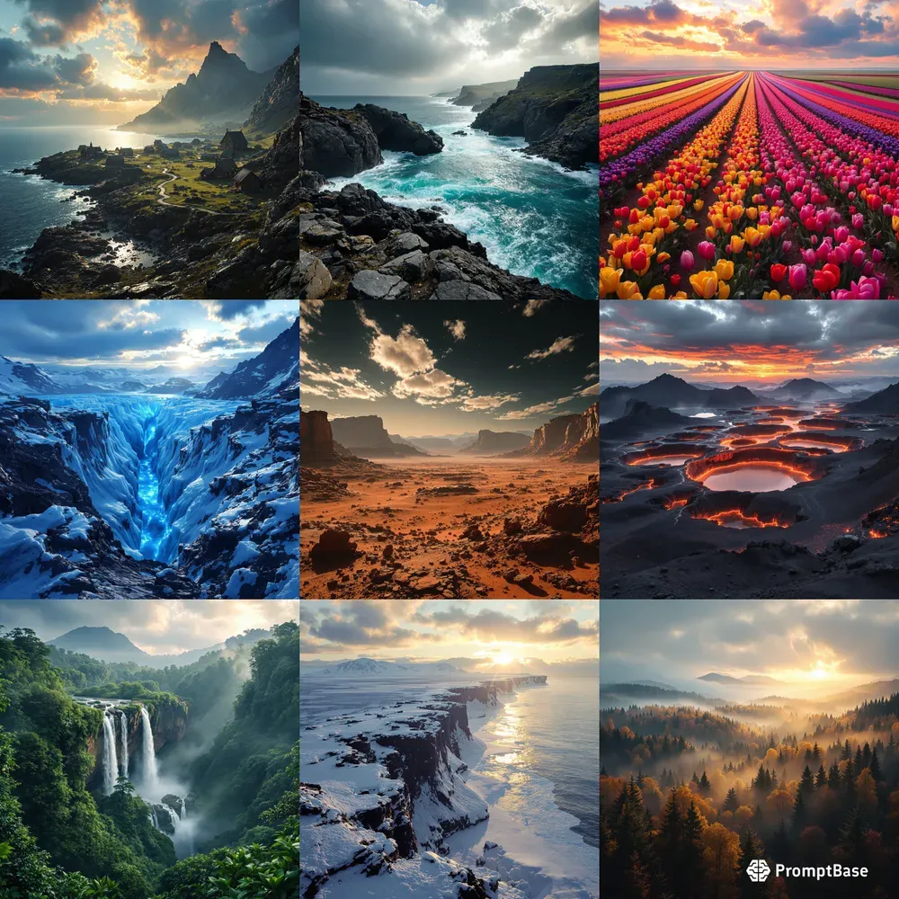 Cinematic Landscape Epic Nature Scenes