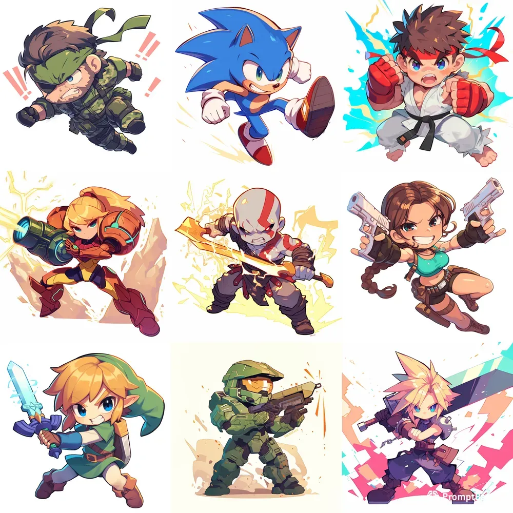 Sd Action Game Characters