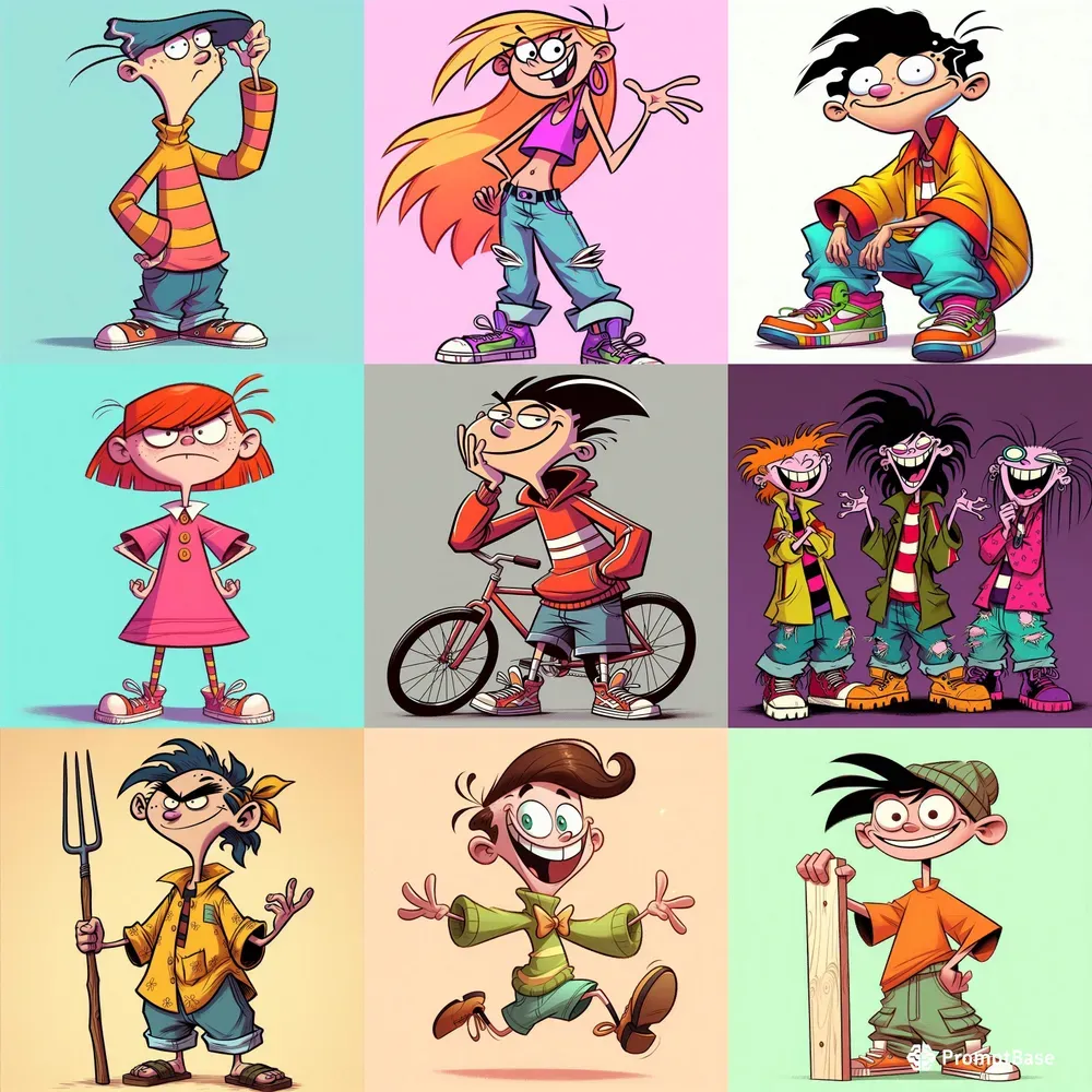 Ed Edd Eddy Cartoon Characters