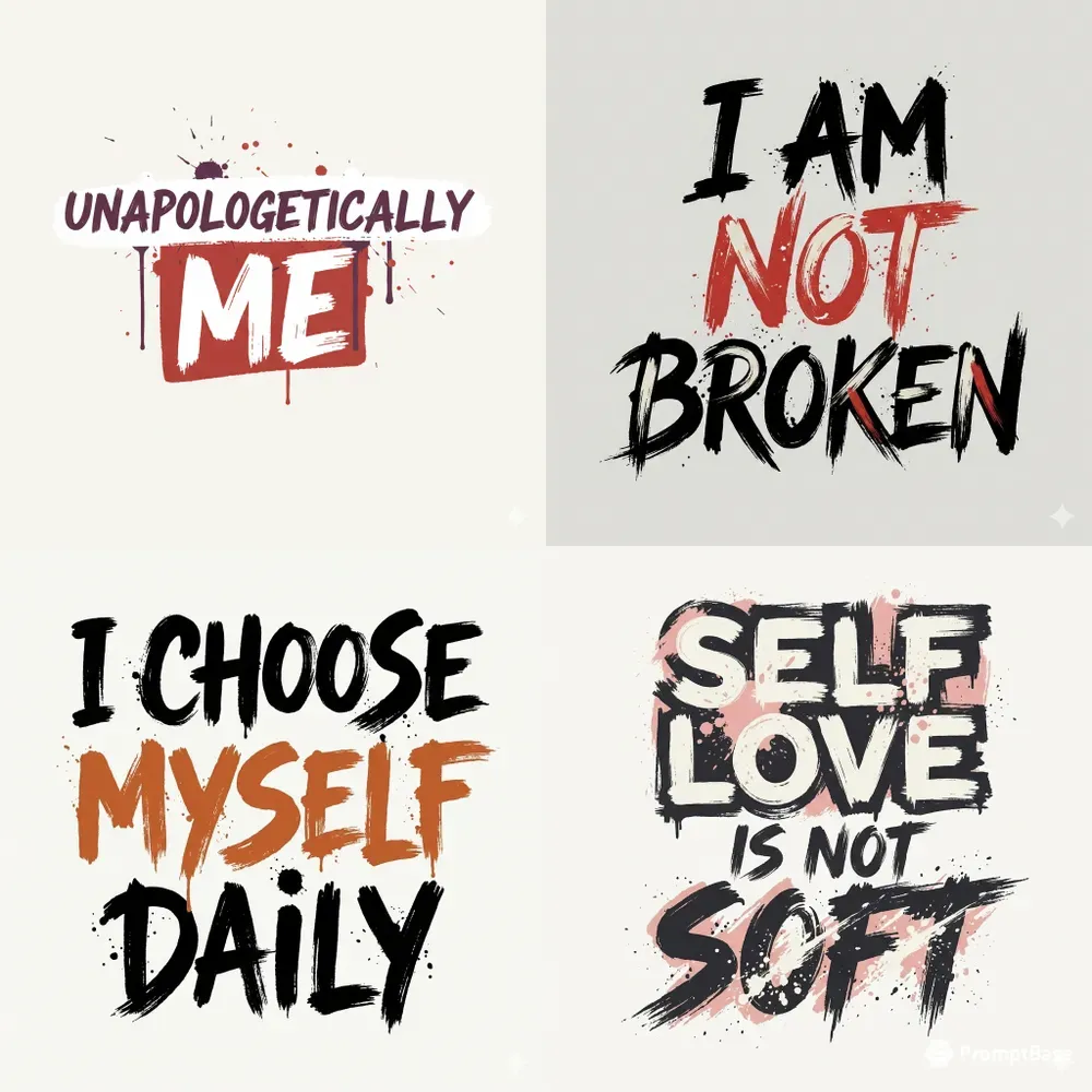 Raw Selflove Typography